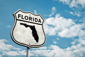 Image of Florida State road sign illustration