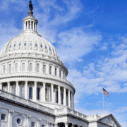 Capitol Building and American Flag