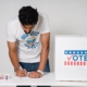 Man voting